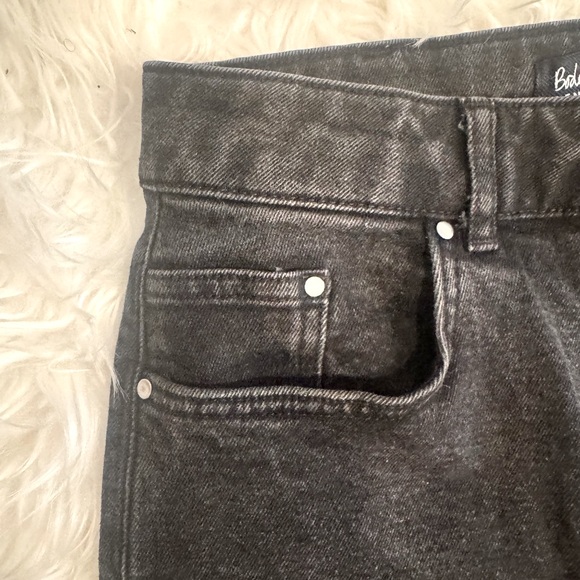 Boden Denim Barrel Leg High Rise Relaxed Ankle Jeans Washed Black Size 2R - Picture 10 of 10